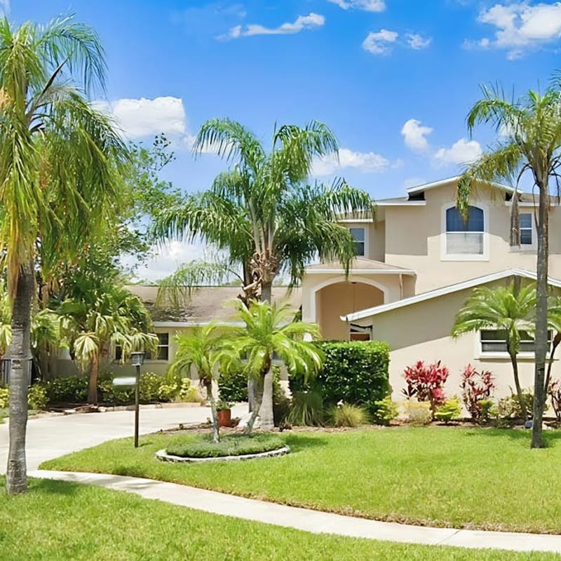 2 657 sq ft upscale canal home with pool dock and stunning main suite dog friendly